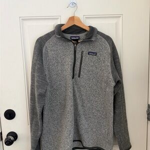 Patagonia Heathered Gray Fleece Jacket